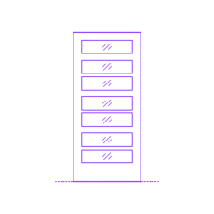 Buildings Interior Doors Lite Interior Door Horizontal 7 Panels Craft Design Svg File, Free Vectors File